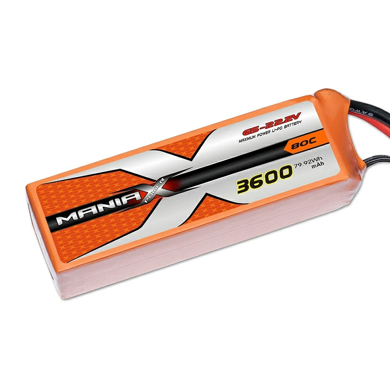 6S-22,2V 3600mAh 80C Lipo aku