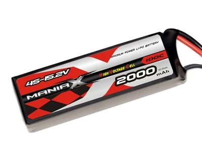 4S-15.2V 2000mAh 100C Lipo aku